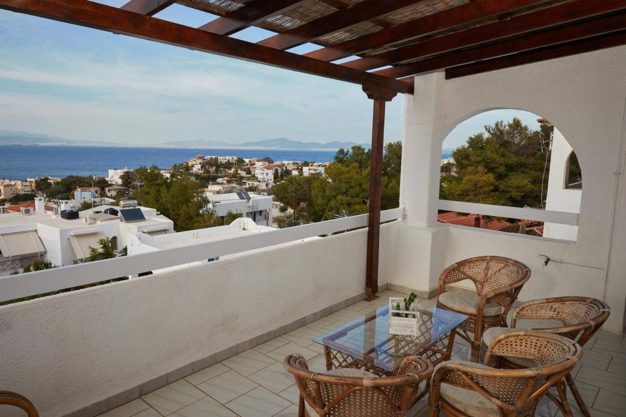 180° View To Sea Villa Vathí Екстериор снимка