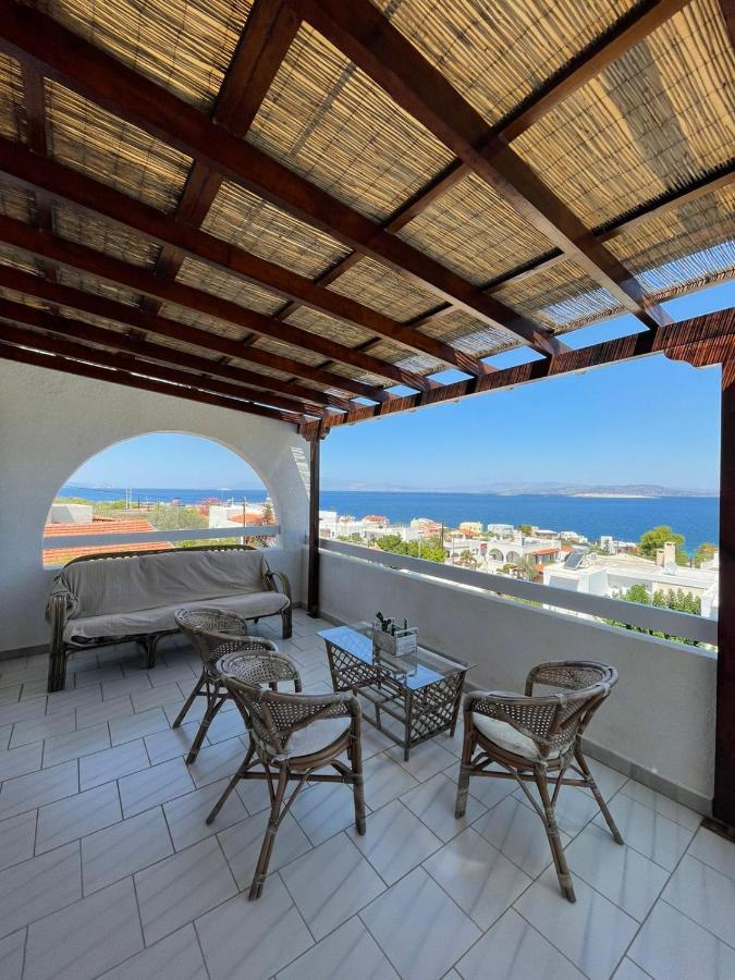 180° View To Sea Villa Vathí Екстериор снимка