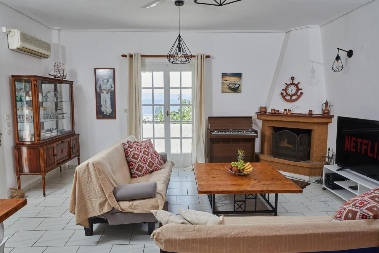180° View To Sea Villa Vathí Екстериор снимка
