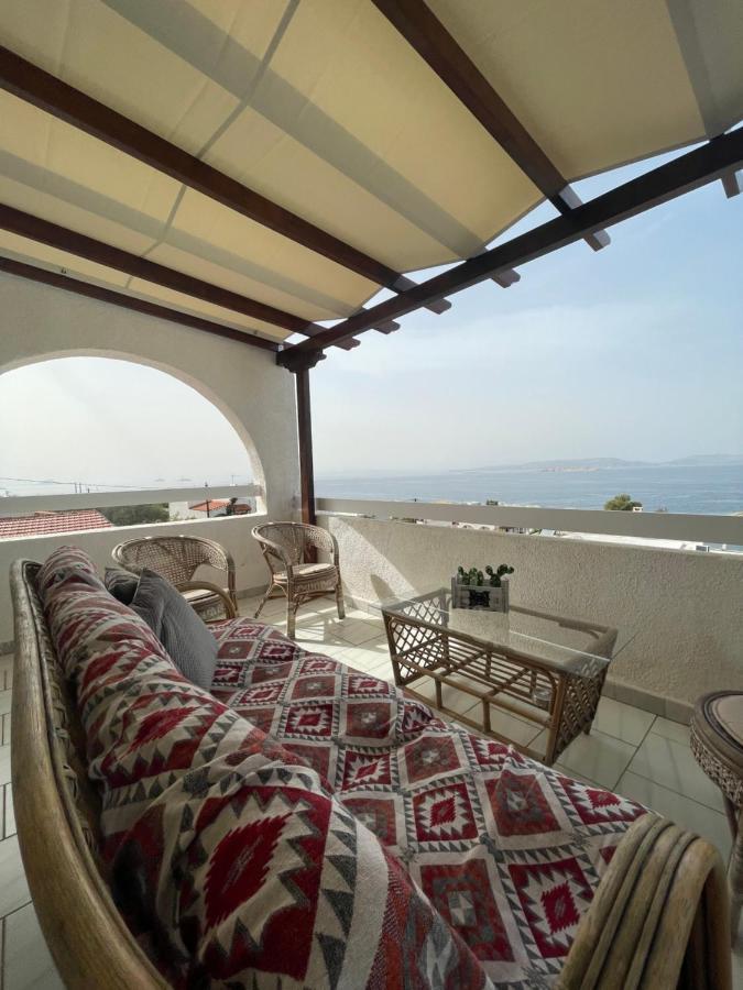 180° View To Sea Villa Vathí Екстериор снимка