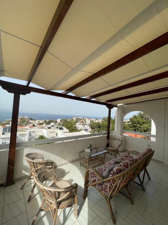 180° View To Sea Villa Vathí Екстериор снимка