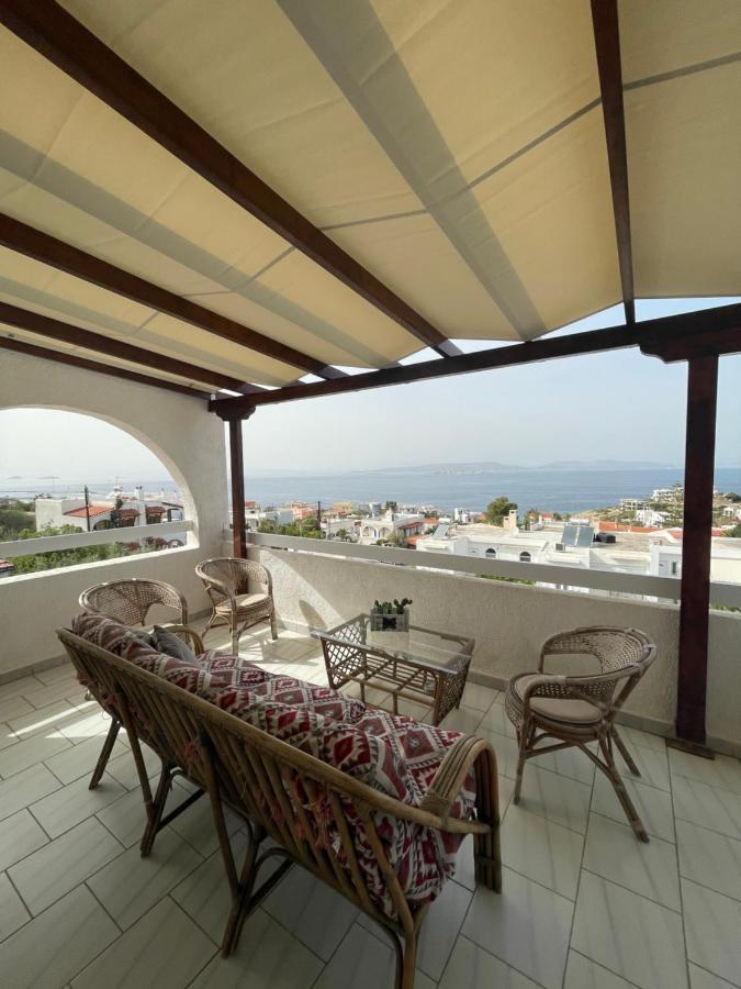 180° View To Sea Villa Vathí Екстериор снимка