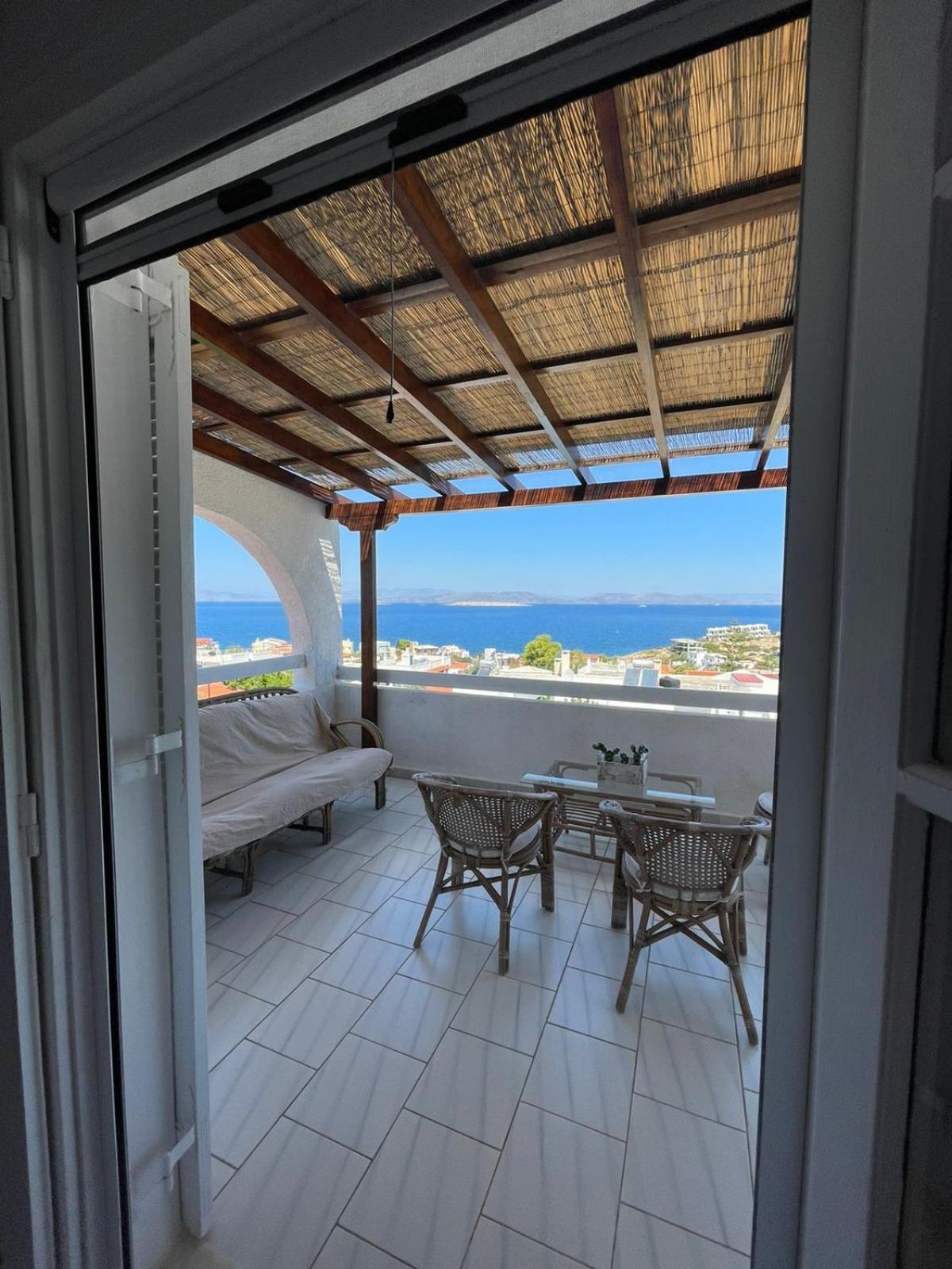 180° View To Sea Villa Vathí Екстериор снимка
